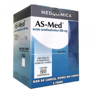 AS-Med 500mg, blister com 10 comprimidos