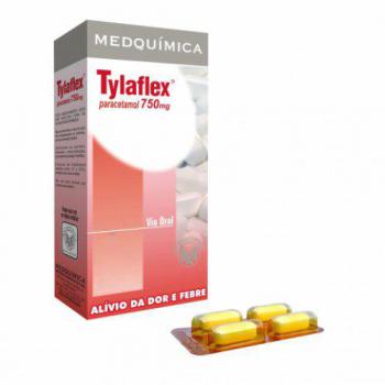 Tylaflex 750mg 4 comprimidos