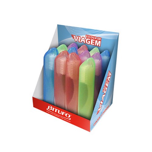 ESCOVA DENTAL Bitufo Viagem Display Com 12 Unidades