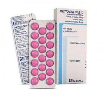 Metiocolin B12 com 40 Drageas