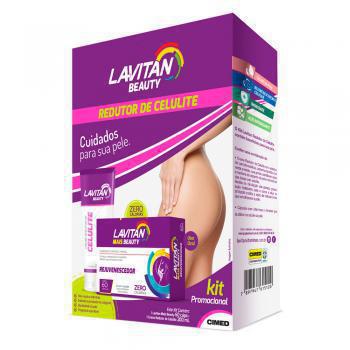 Kit Lavitan Beauty 60 Capsulas + Creme Redutor de Celulite