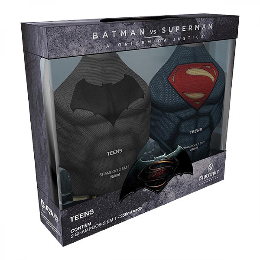 KIT SH BATMAN X SUPERMAN 250ML CADA