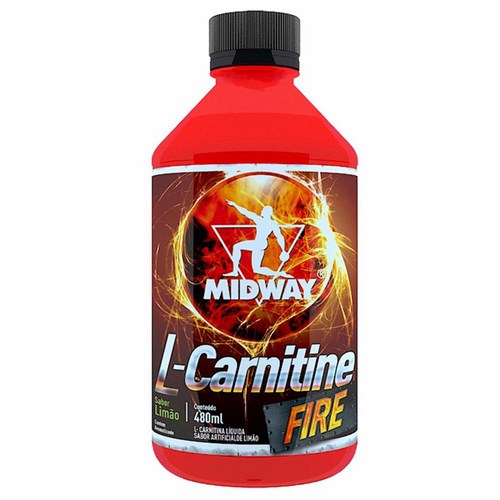 L-Carnitine Fire Midway Labs Frutas Tropicais - 480ml