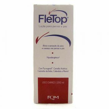 Locao Para Pernas e Pes Fletop 200ml