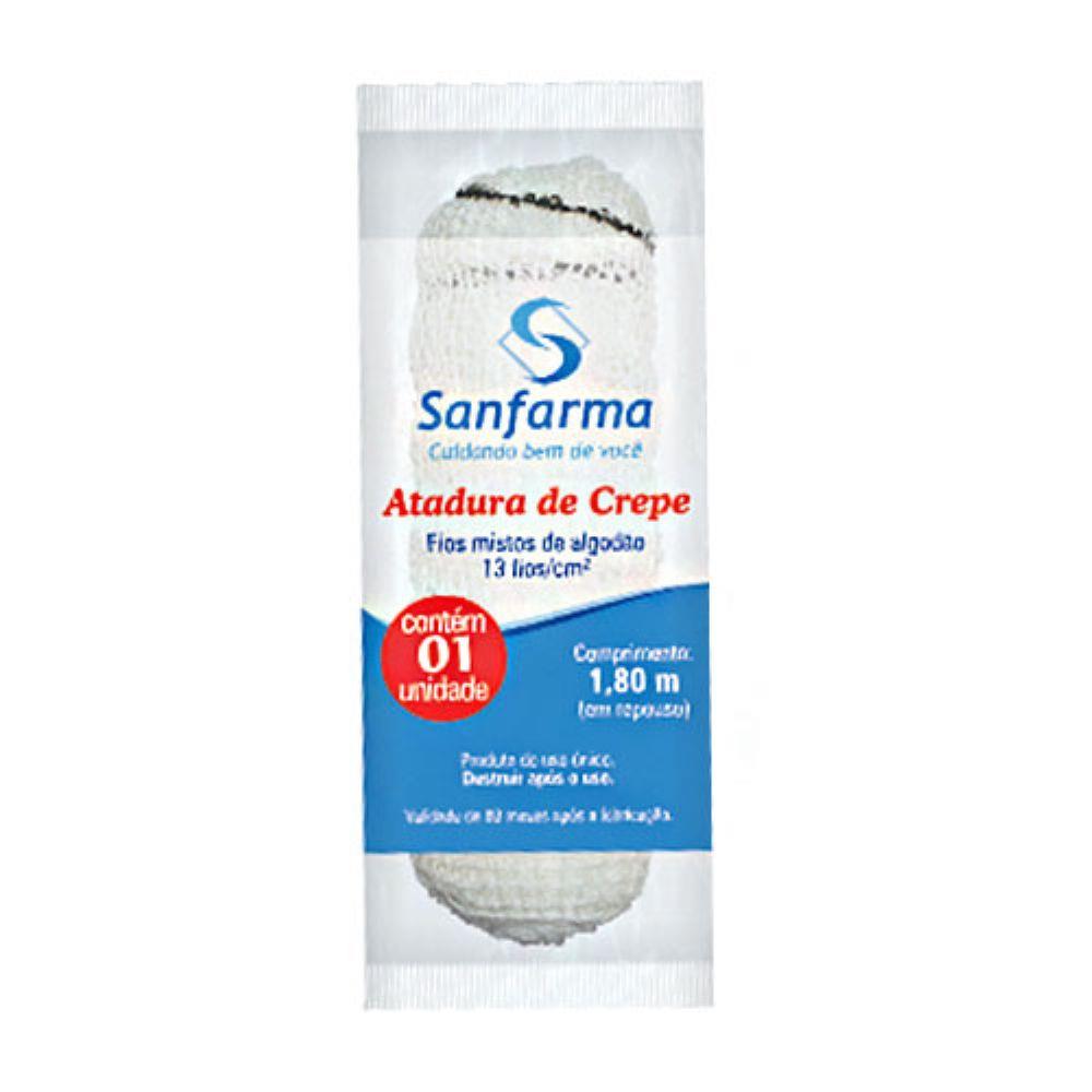 Atadura Crepom 12cm X 1,8M - Sanfarma