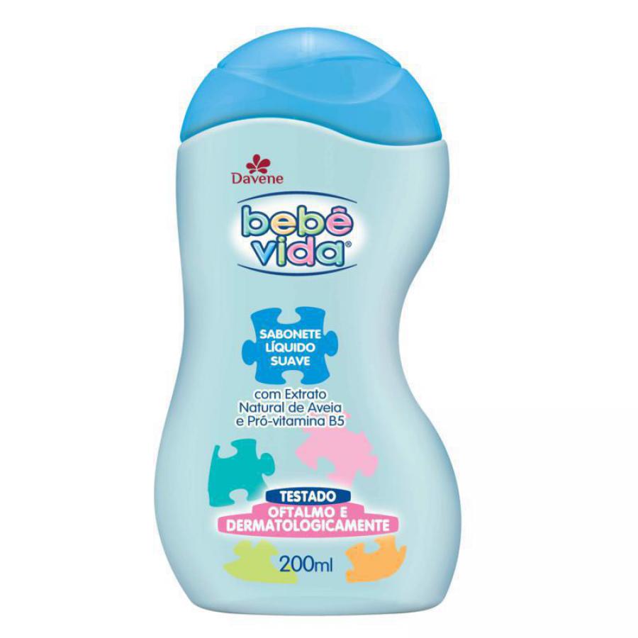 Sabonete Liquido Suave Bebe Vida Frasco 200ml