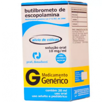 Butilbrometo de Escopolamina Solução 20ml Gotas