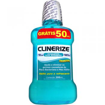 Enxaguatorio Bucal Clinerize Menta Hortela 300ml