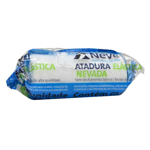 ATADURA NEVADA ELASTICA BRANCA 5CMX2,2M