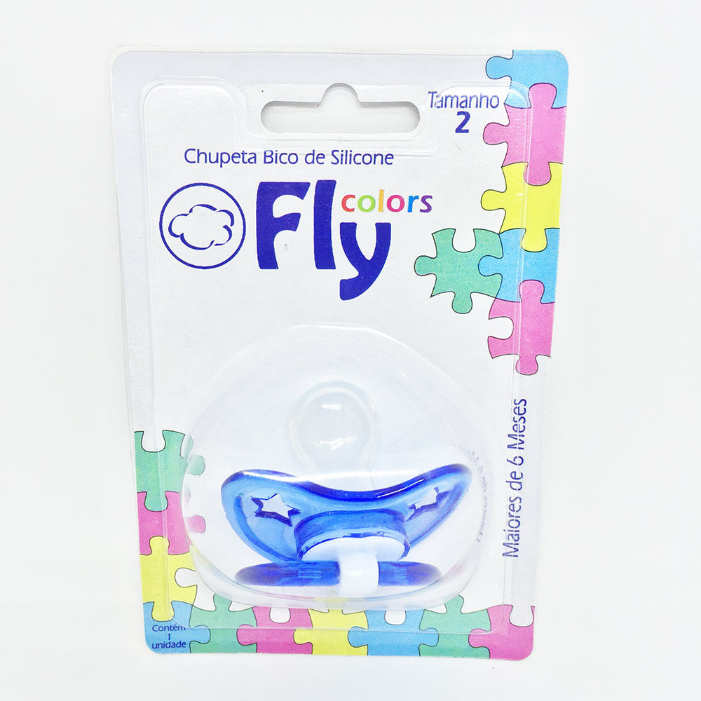 Chupeta Fly 185 estrela Ortodontica Silicone