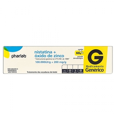 Nistatina Oxido Zinco Pomada 60g