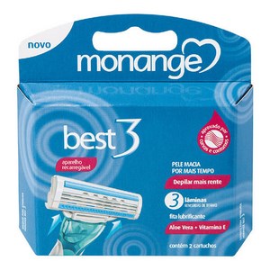Aparelho para delipar Monange best 3 recarregável