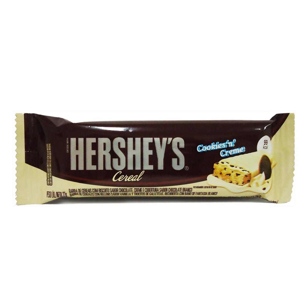 Barra de Cereal Hersheys Cookies Creme 22g