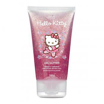 GEL GLITTER HELLO KITTY CORPO/CABELO 180