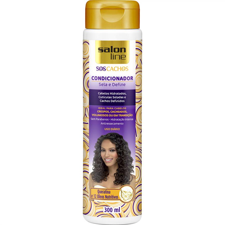 SALON LINE S.O.S CACHOS CONDICIONADOR 300ML