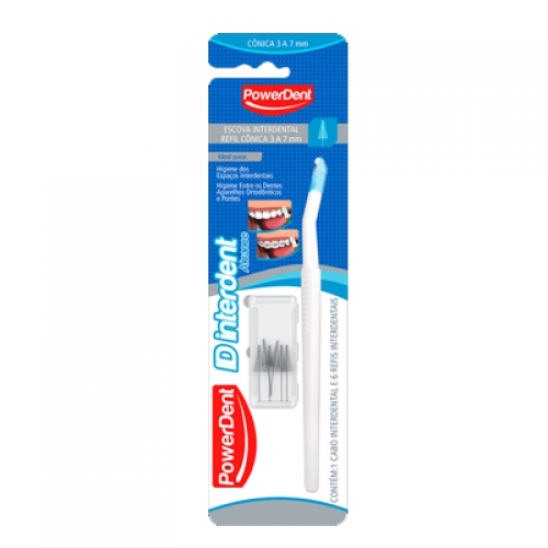 Escova Interdental PowerDent ID Alcance Conico