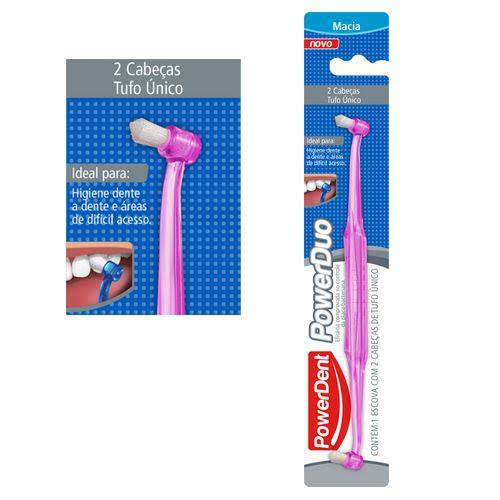 Escova Interdental Powerdent Duo Macia 2 Tufos