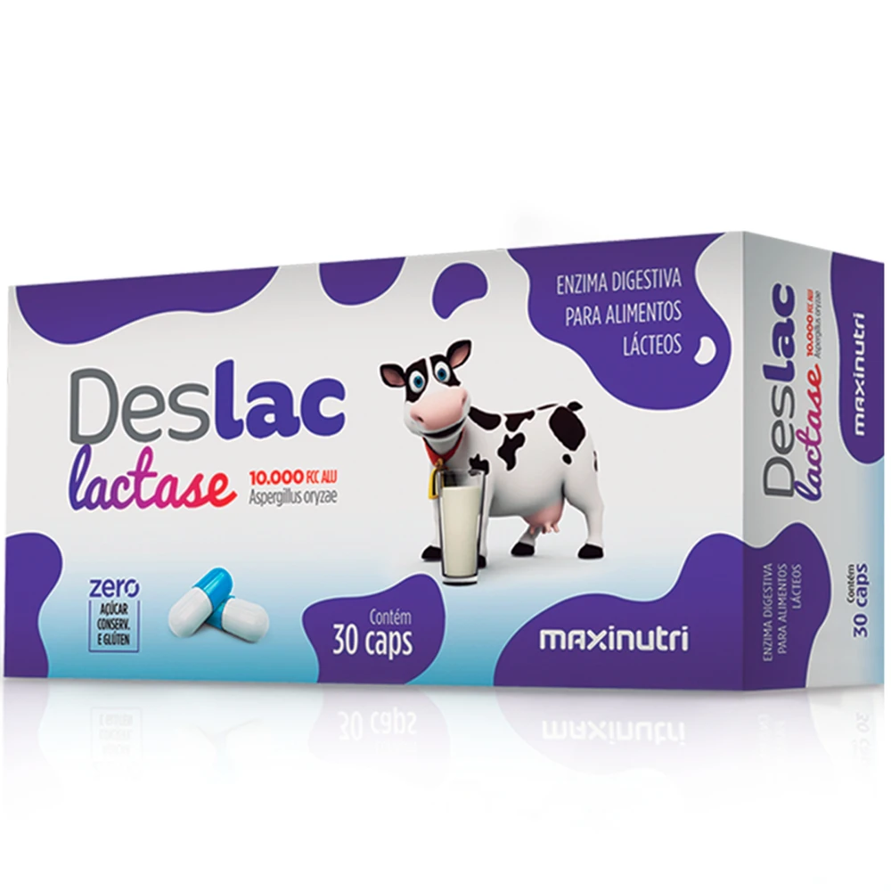 Deslac Lactase Maxinutri 30 Capsulas