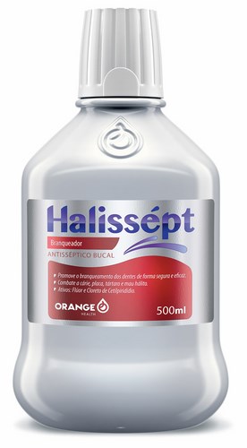 Enxaguatório Bucal Halissep Branqueador 500ml