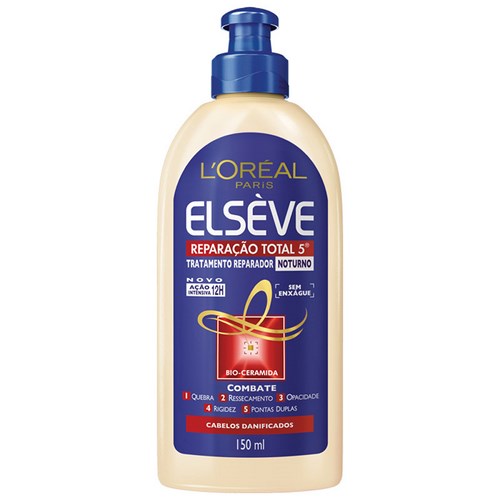 Creme De Pentear Elseve  Reparacao Total 5 Noturo 150g