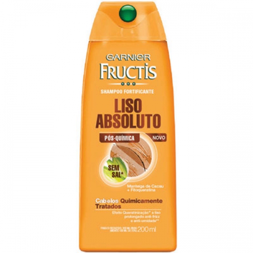 Shampoo Fructis Liso Quimica 200ml