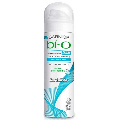 Desodorante bi-o aerosol feminino invisible sem perfume