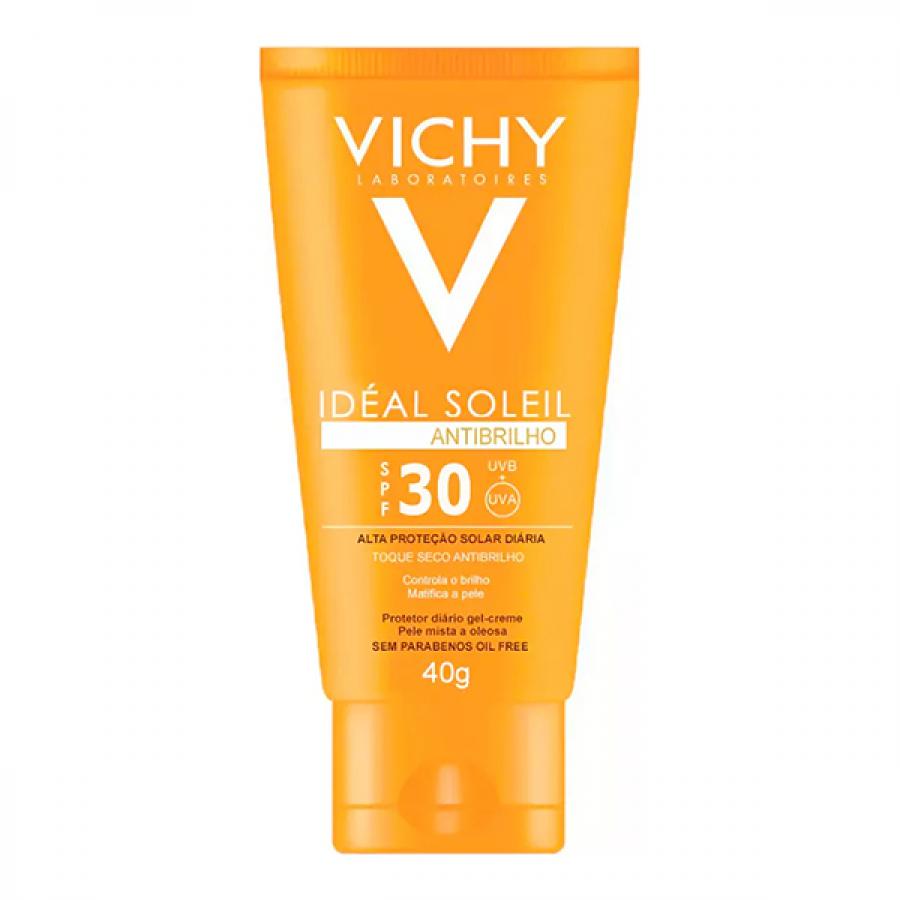 Protetor Solar Vichy Idéal Soleil Anti-Brilho FPS30 40g