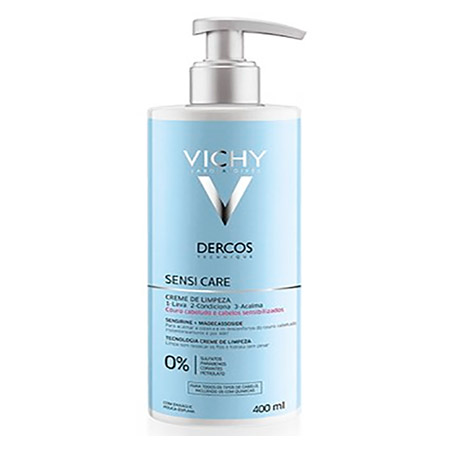 Creme de Limpeza Capilar Vichy - Dercos Sensi Care 400ml