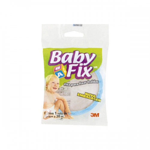 Fita Fralda Baby- Fixador Azul 20 Metros