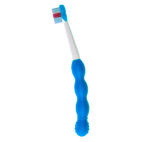 Escova de Dente para Bebês MAM Babys s Brush 6 Meses+ Azul com 1 unidade